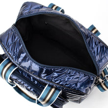 Load image into Gallery viewer, Quilted Puffer Pickleball Bag Navy Blue
