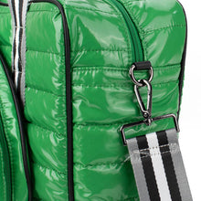 Load image into Gallery viewer, Quilted Puffer Pickleball Bag Kelly Green
