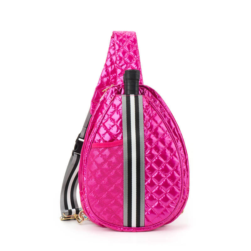 Pickleball Crossbody Sling Bag Pink