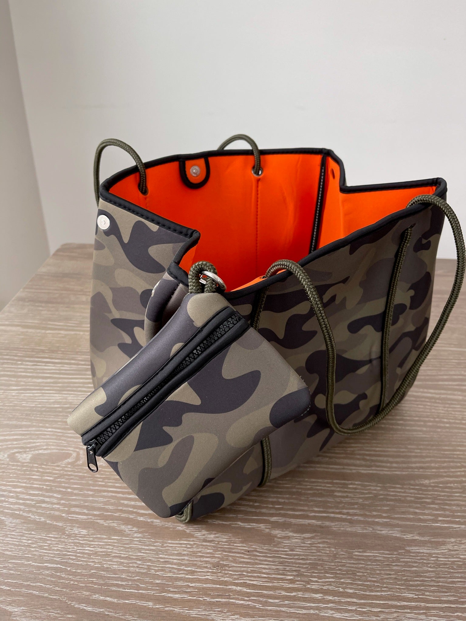 Camo Neoprene Tote