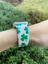 Load image into Gallery viewer, Shamrock Lucky Silicone Band for Apple Watch
