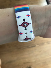 Load image into Gallery viewer, Diamonds and Serape Stripe Silicone Band for Apple Watch
