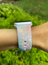 Load image into Gallery viewer, Stars Faux Glitter Silicone Band for Apple Watch
