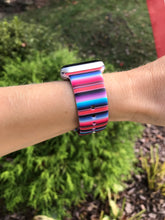 Load image into Gallery viewer, New Serape Stripe Silicone Band for Apple Watch
