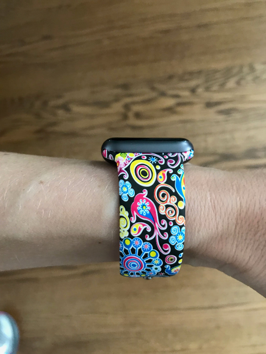 Paisley Silicone Band for Apple Watch